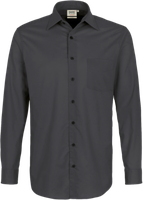 Hemd 1/1-Arm Perf. Gr. L, anthrazit - 50% Baumwolle, 50% Polyester