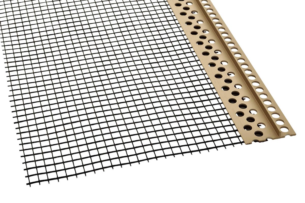 Steinfix Netz Dim.10 Randabschlussprofil - für Feinsteinzeugplatten graubeige