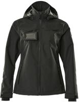 Hard Shell Jacke, wasserdicht, Gr. 2XL - schwarz, Damen, 100% PES, 210 g/m2