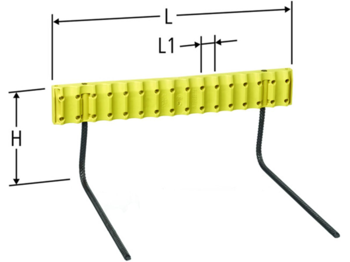 Optiflex Mehrfach-Rohrstütze