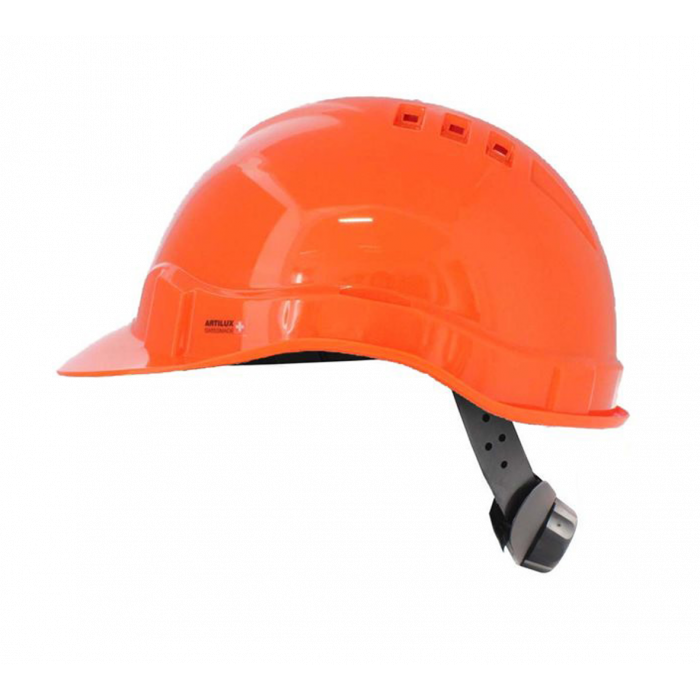 Schutzhelm Articap II ROTO orange - Drehverschluss und Schweissband