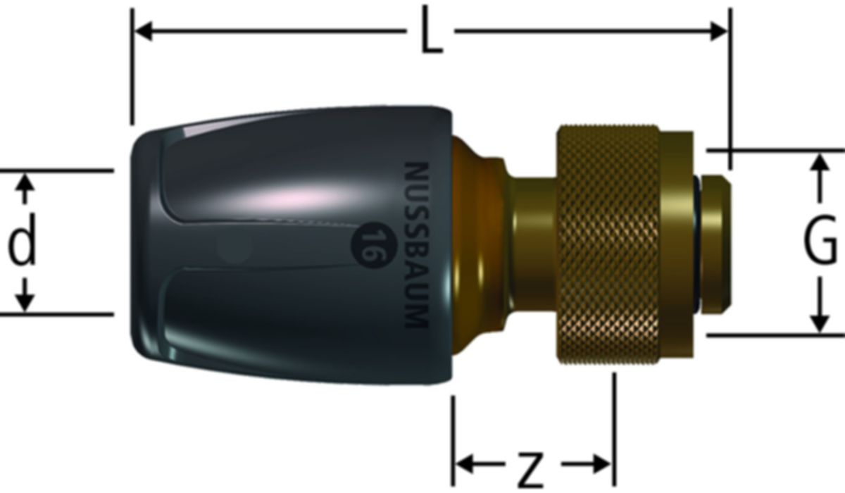 Optiflex-Profix-Übergang - auf Masterfix-Anschluss ½