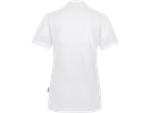 Damen-Poloshirt Top Gr. 4XL, weiss - 100% Baumwolle