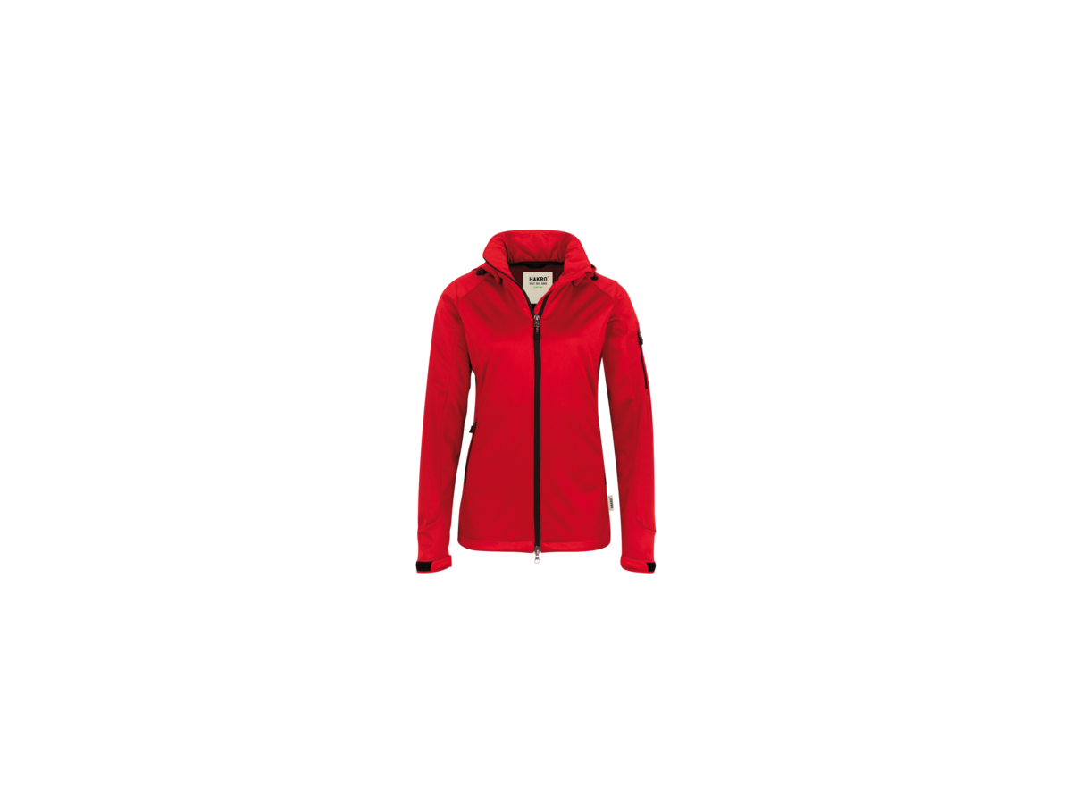 Damen-Softshelljacke Alberta Gr. L, rot - 100% Polyester