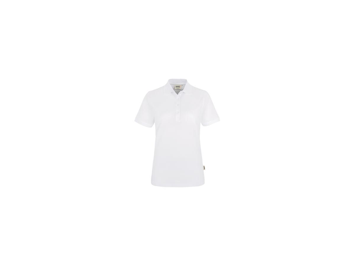 Damen-Poloshirt Classic Gr. 2XL, weiss - 100% Baumwolle, 200 g/m²