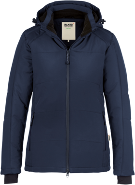 Damen-Thermojacke Ohio Gr. L, tinte - Polyamid, Polyester, Elasthan