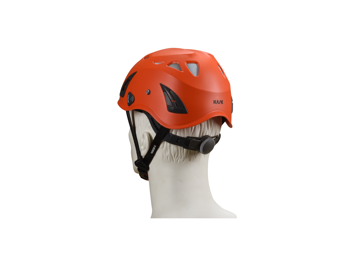 Kask-Helm Plasma AQ, orange - mit Verstellrad, EN 397 Kat. II