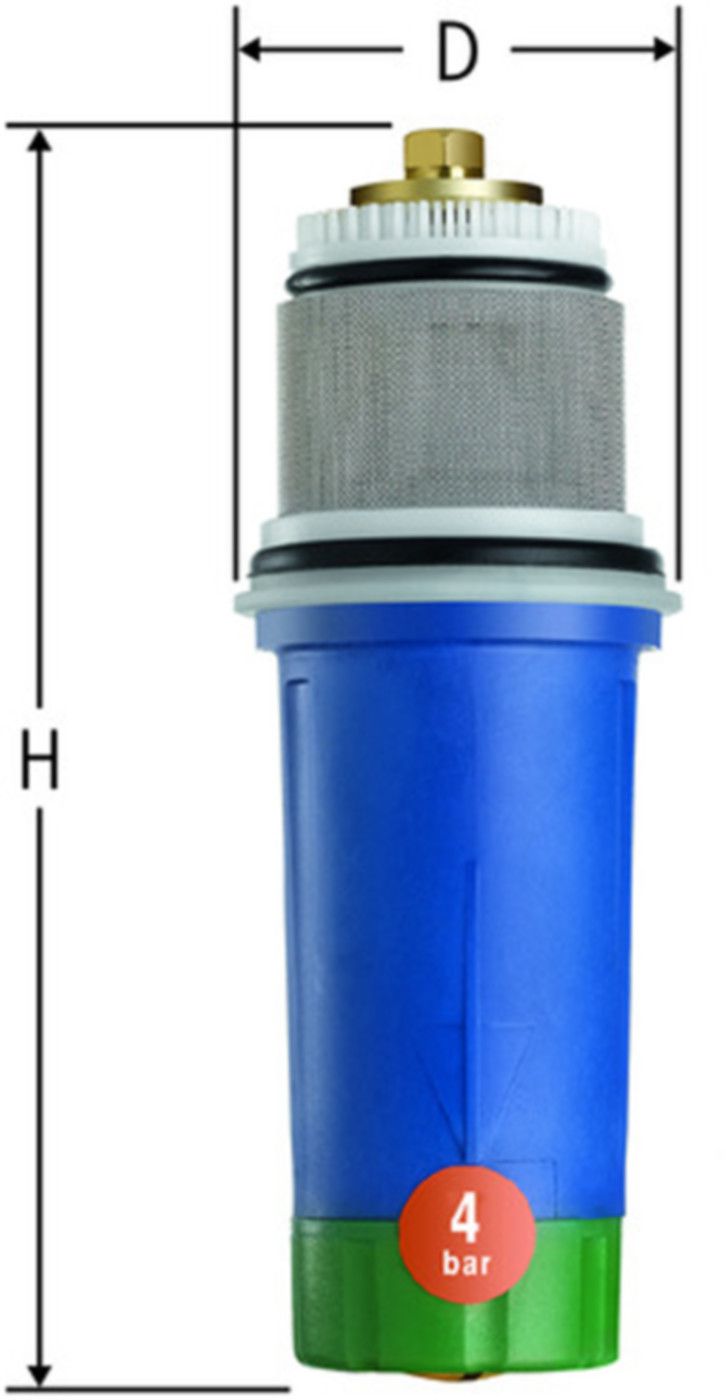 Patrone zu Druckreduzierventile - für Wasser bis 60°C und Druckluft
