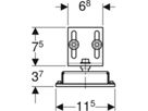 Geberit GIS-Schallschutz Montagewinkel
