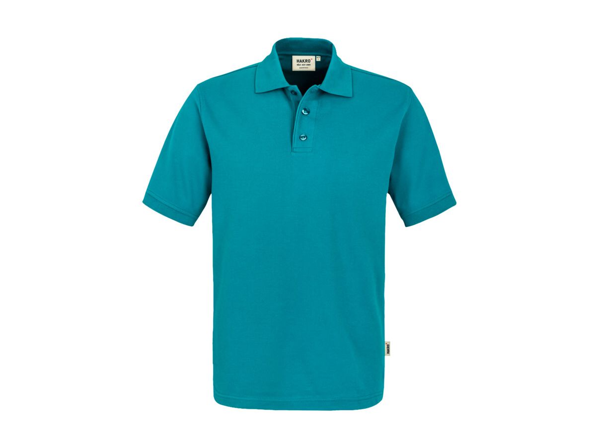 Poloshirt Top Piqué aus 100 % Baumwolle - grau-mel.: 60 % Polyester, 40 % Baumwoll