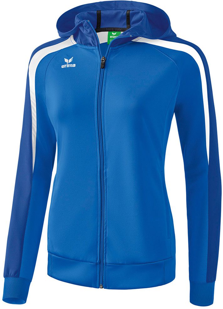 Liga 2.0 Trainingsjacke + Kapuze - new royal/true blue/weiss, 100% PES