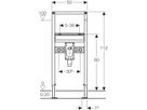 Geberit Duofix Element für Waschtisch - mit Unterputz-Sifon, Typ 112