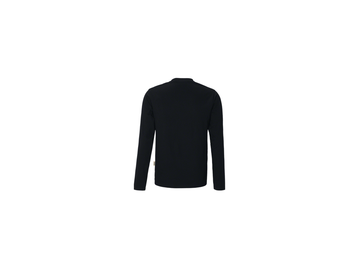 Longsleeve Performance Gr. 5XL, schwarz - 50% Baumwolle, 50% Polyester, 190 g/m²