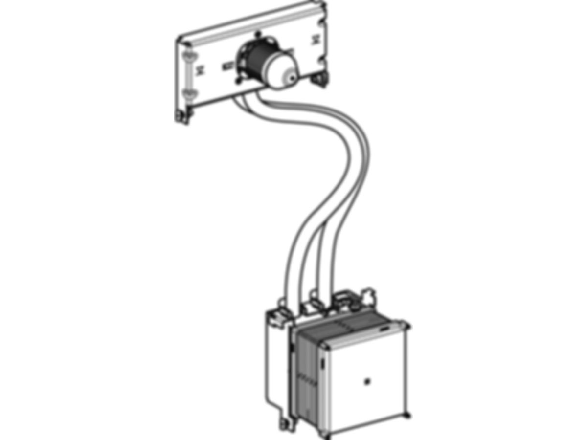 Geberit GIS-Traverse für Wandarmatur - mit Unterputzfunktionsbox
