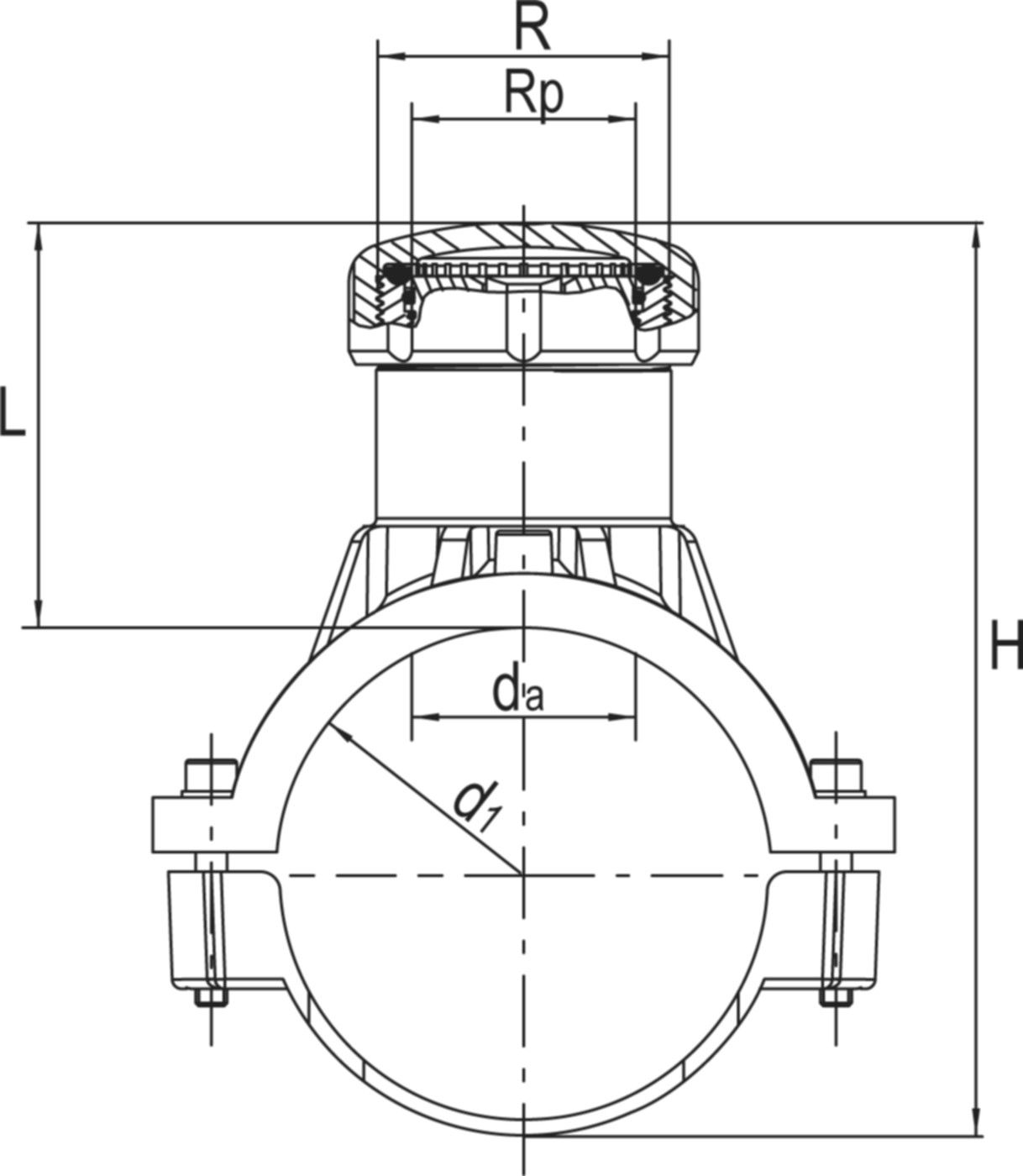 HDPE FRIALEN Sperblasenarmaturen SPA