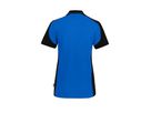 Poloshirt Mikralinar Contrast Gr. 2XL - royalblau/schwarz, Damen