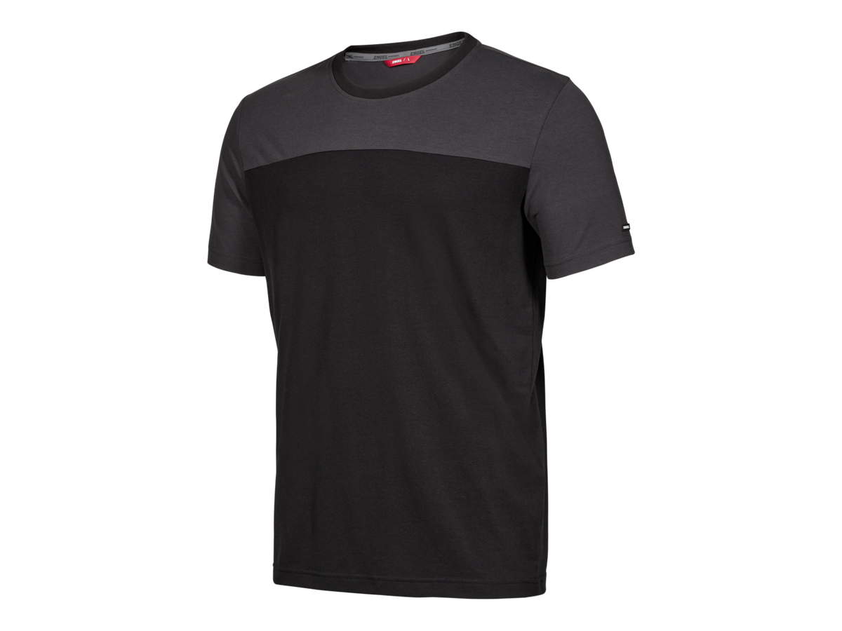 ENTIRE Herren T-Shirt Gr. 4XL - Schwarz/Anthrazit Grau