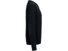 V-Pullover Merino Wool Gr. M, schwarz - 100% Merinowolle