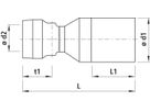 Reduktion HAWLE-GRIP PN 16  d 180/125 mm - 7250