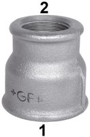 Muffe reduziert +GF+ 240 verzinkt