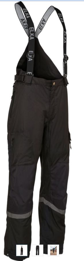 ELKA Regenhose Kombi - "mit Stretch" schwarz