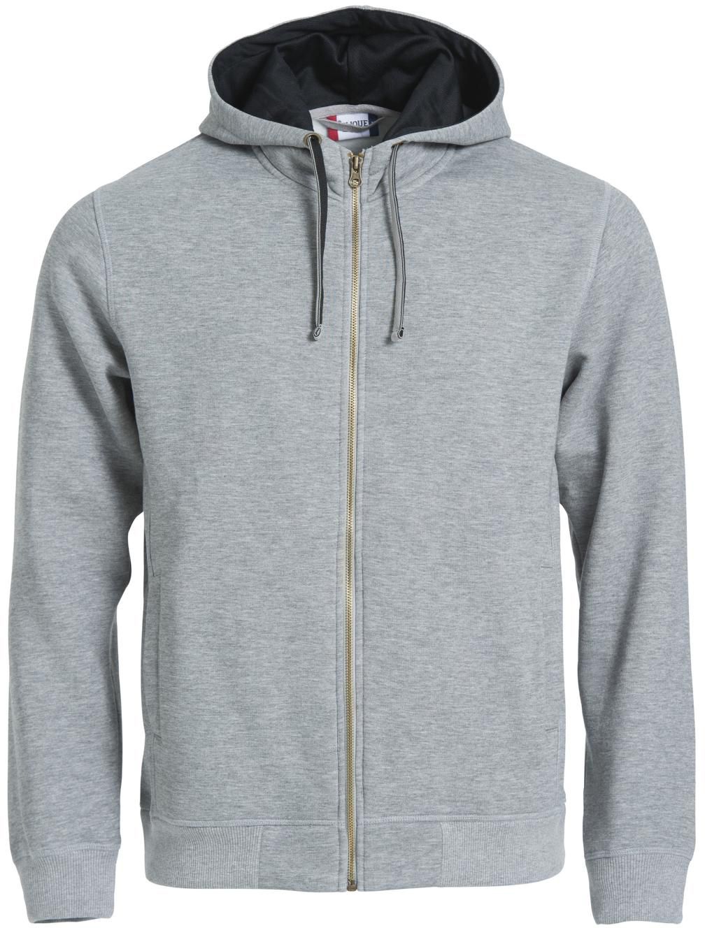 CLIQUE Classic Hoody full zip - 60% Baumwolle, 40% Polyester