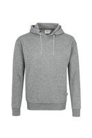 Kapuzen-Sweatshirt GOTS Gr.3XL - grau meliert, 72% Baumw. (Bio)28% Poly.
