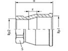Muffen reduziert +GF+ Serie 8000