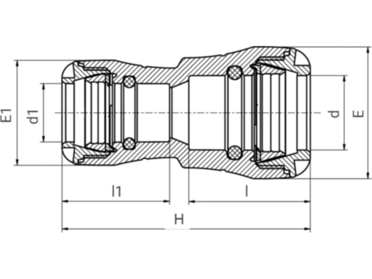 Plasson Reduzierkupplung - Typ 1011