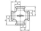 Kreuz +GF+ 180 verzinkt