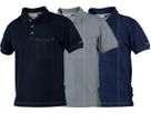 Polo-Shirt Basic schwarz Gr. L - 100% Baumwolle, mit Knopfverschluss