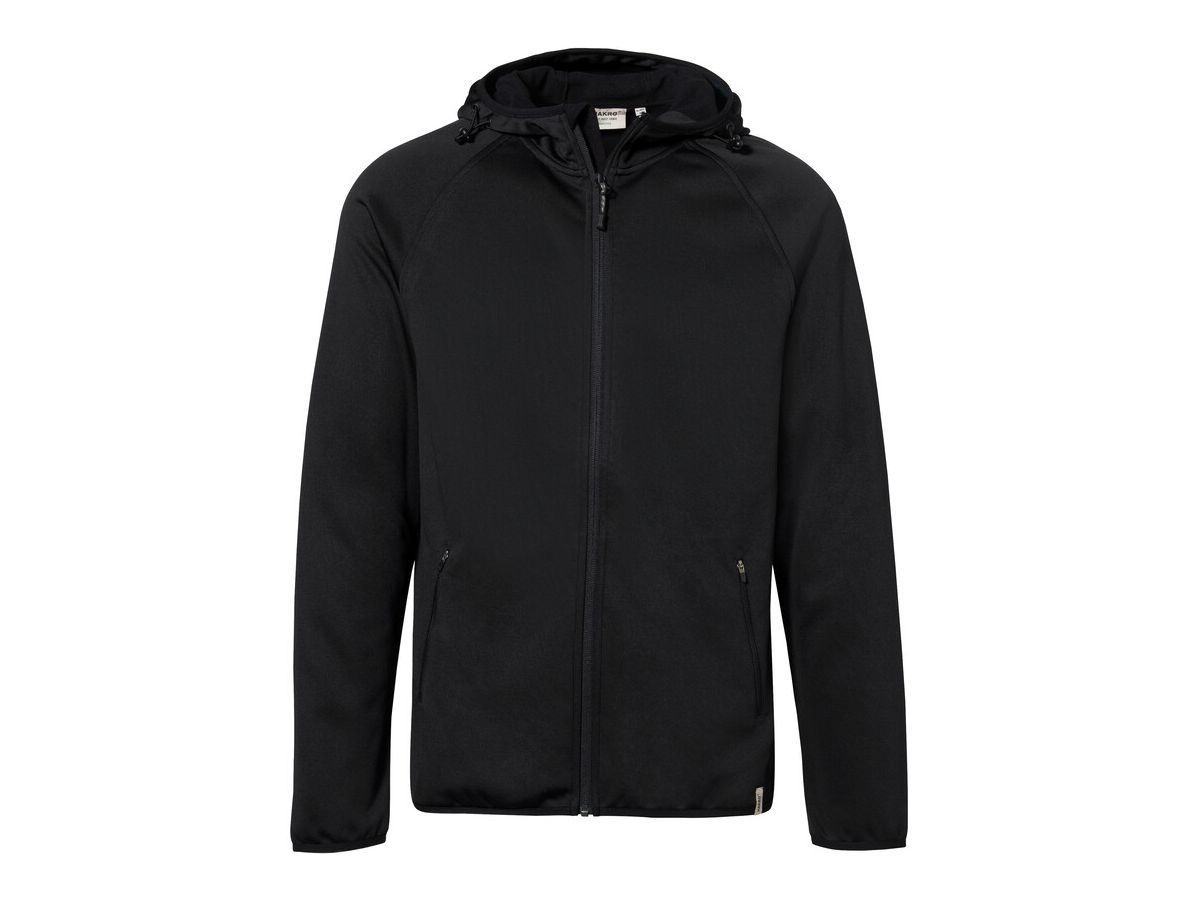 Kapuzen-Tecjacke Indiana, Gr. 2XL - schwarz