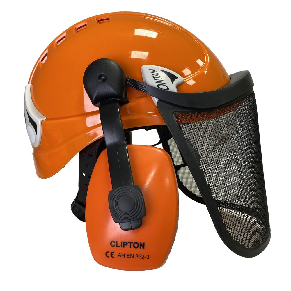 Waldarbeiter-Helm-Set MONTANA Forest I - mit Gitter und Gehörschutz