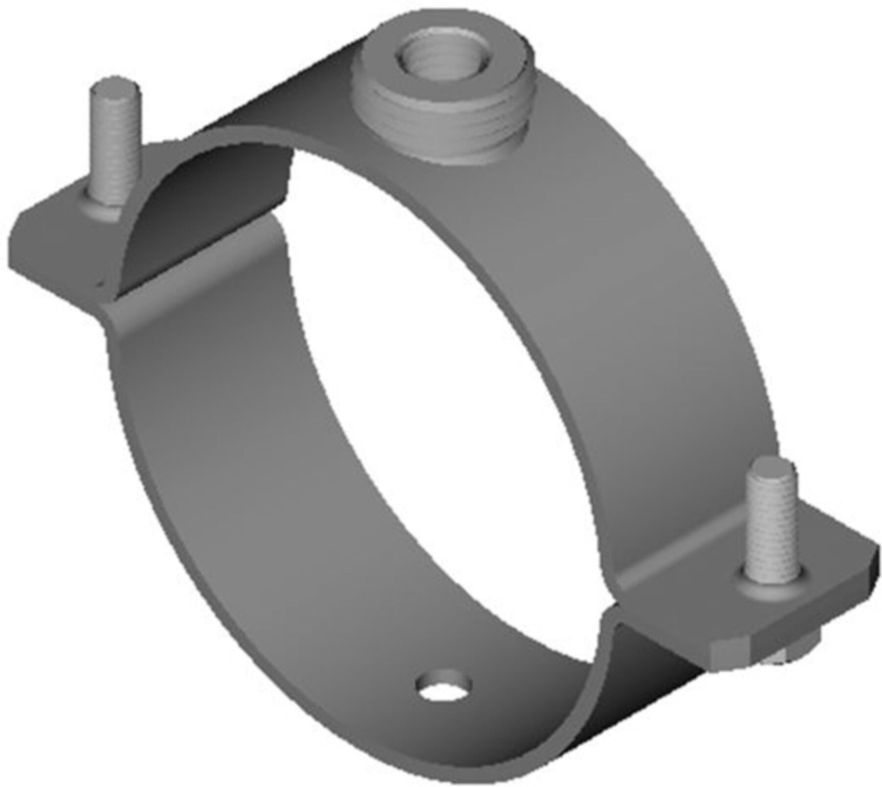 Polyfix-PE Rohrschelle Ni 75 mm - 2.0 Ø 74-79 ohne Muffe