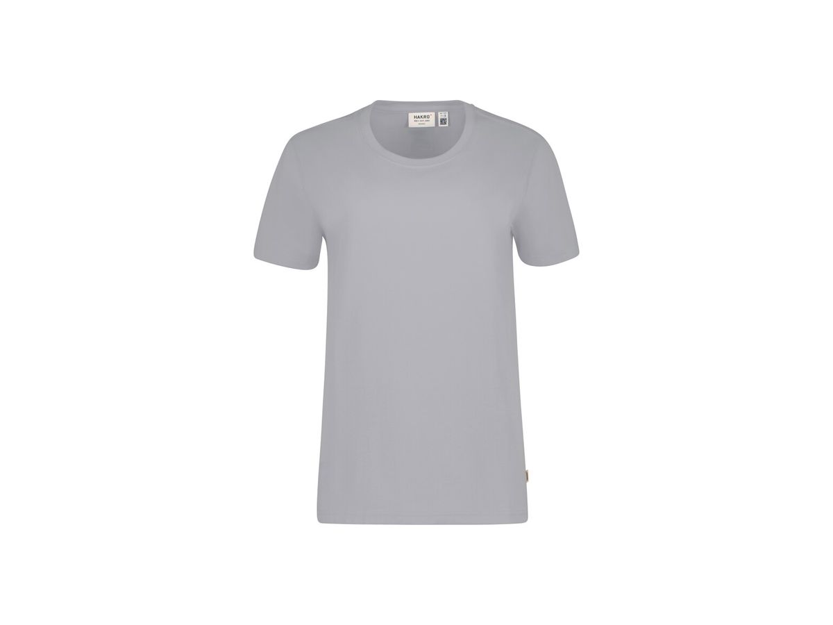 T-Shirt Bio-Baumwolle GOTS Gr. XL - grau meliert,  100 % Bio-Baumwolle