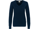Damen-V-Pullover Prem.-Cotton XL tinte - 100% Baumwolle