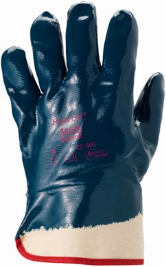 Hycron Handschuh Widerstandsfähig - blau, vollbeschichtet 240-260 mm lang