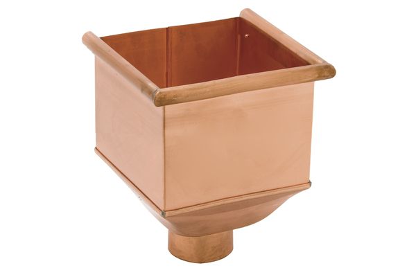 Rinnenkasten 180/075 o/Stern Kupfer - "PICCOLO" Wulst 3-Seitig