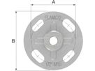 Grundplatten SRG1 rund 60 mm  M10