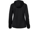 Damen Kapuzen-Tecjacke Florida, Gr. XL - schwarz