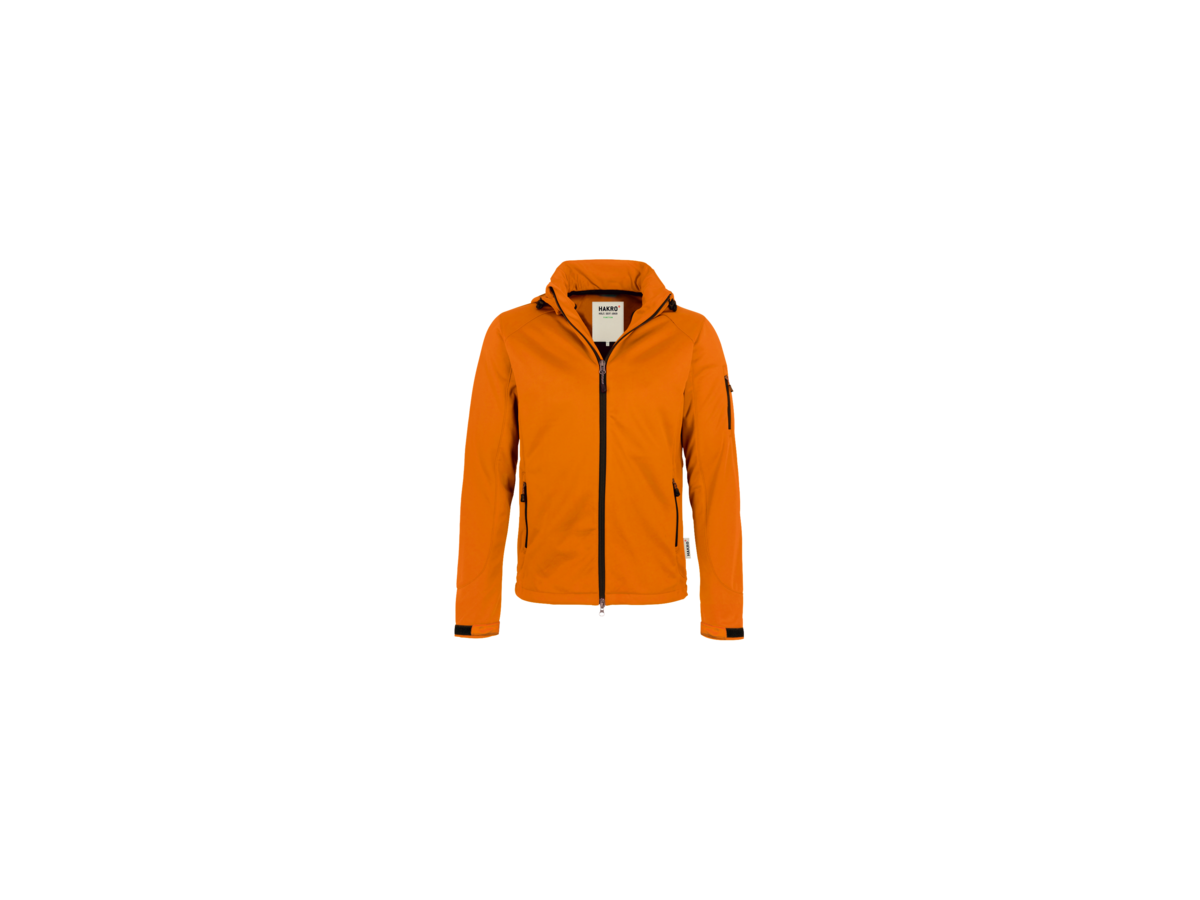 Softshelljacke Ontario Gr. S, orange - 100% Polyester, 230 g/m²