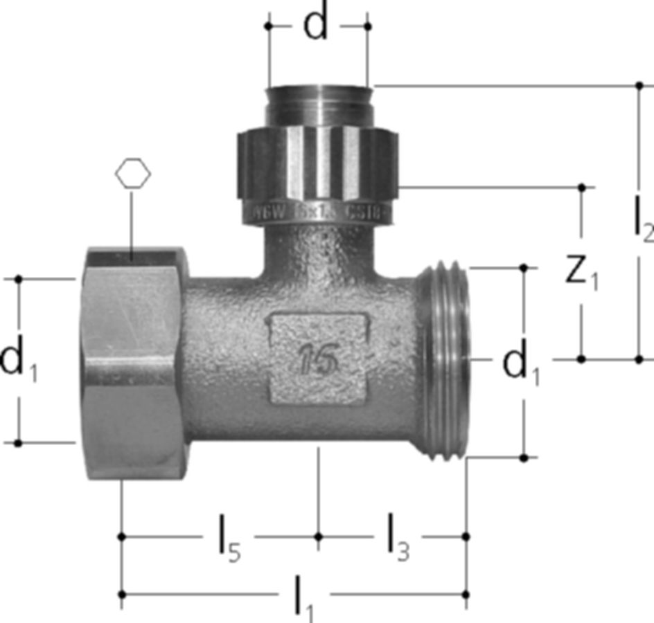 Sanipex Verteiler 1-fach