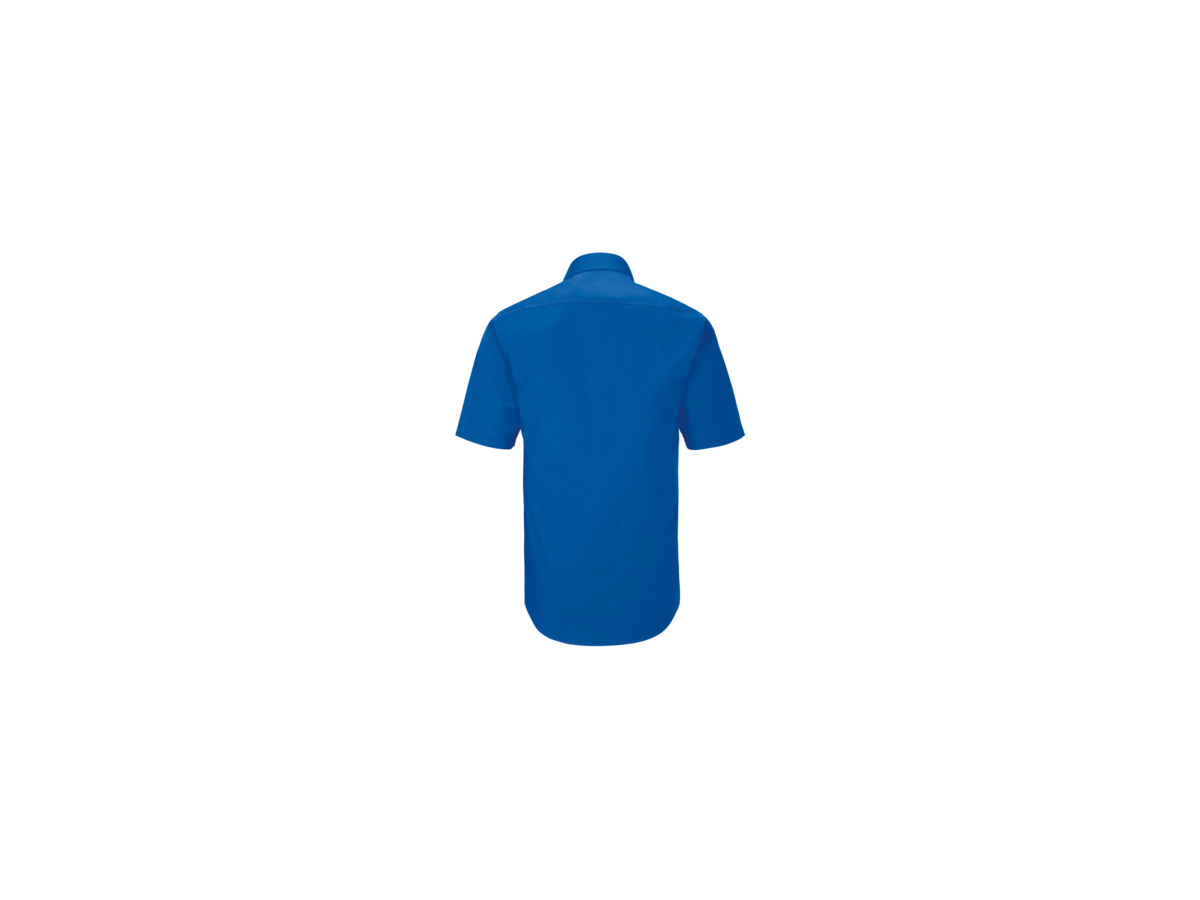 Hemd ½-Arm Perf. Gr. 2XL, royalblau - 50% Baumwolle, 50% Polyester, 120 g/m²