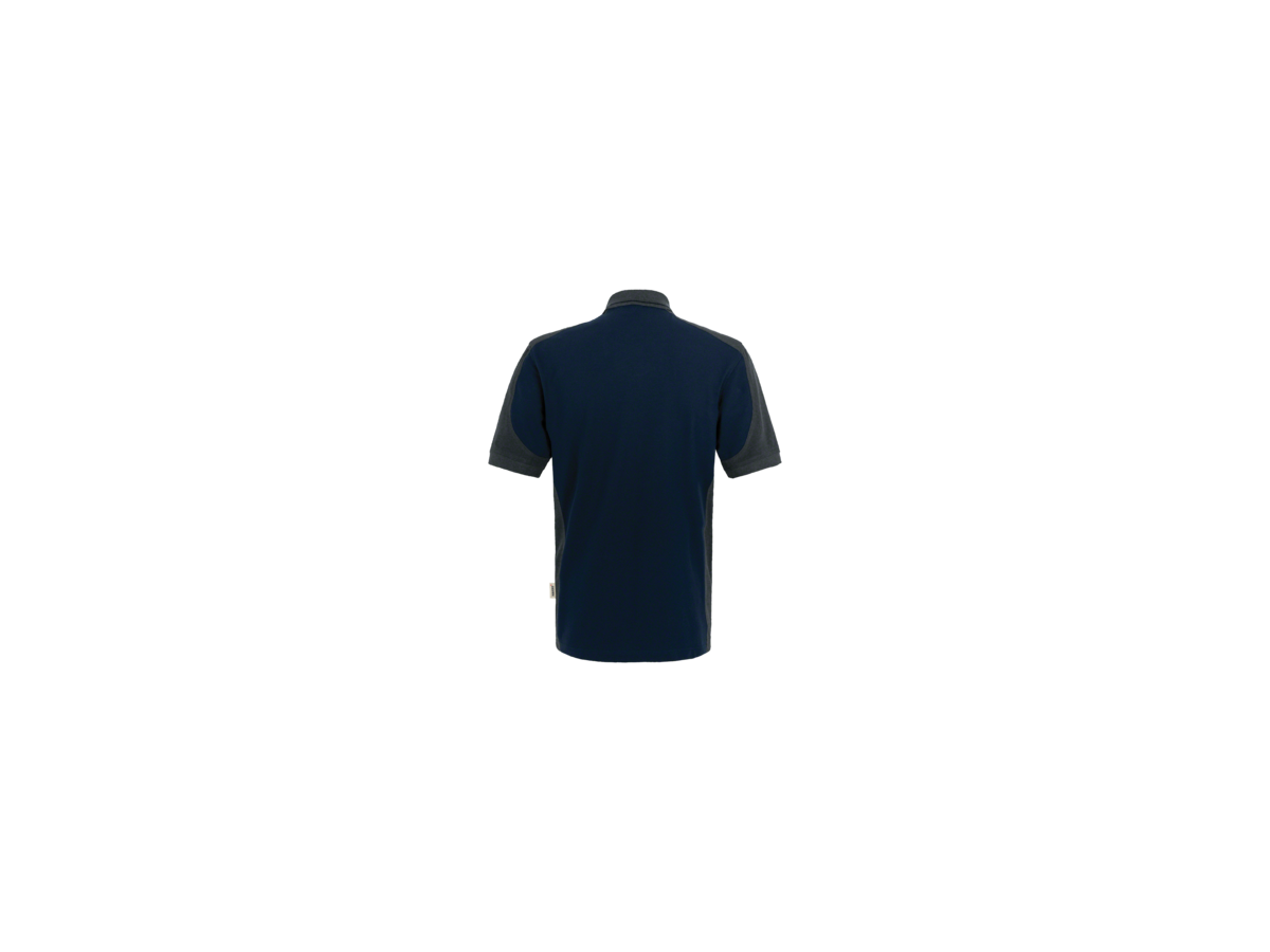 Poloshirt Contrast Perf. L tinte/anth. - 50% Baumwolle, 50% Polyester, 200 g/m²