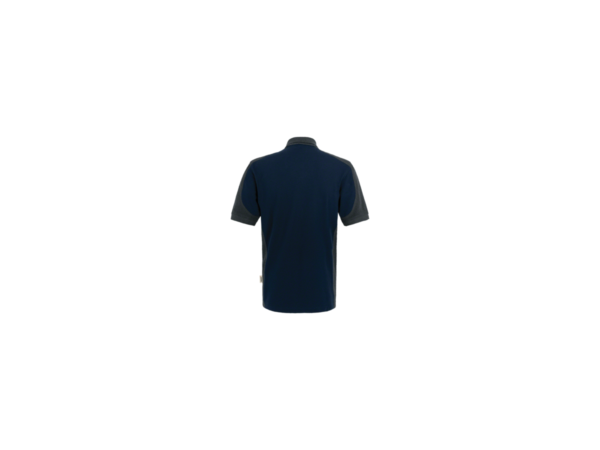 Poloshirt Contrast Perf. XS tinte/anth. - 50% Baumwolle, 50% Polyester, 200 g/m²