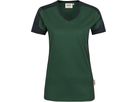 Damen-V-Shirt Contrast Performance - 50% Baumwolle, 50% Polyester, 160 g/m²