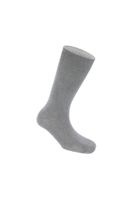 Socken Premium, Gr. L, grau meliert - Mix aus Bio-Baumwolle, Polyamid, LYCRA