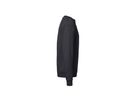 Sweatshirt Bio-Baumwolle GOTS Gr. L - karbongrau,75% Baumw.(Bio),25% Poly.recy