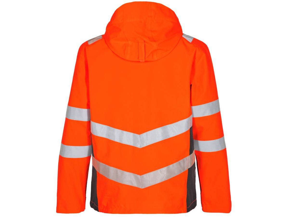 Safety Shell Jacke Gr. L - Orange/Anthrazit Grau