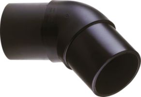 Winkel 45° geschweisst PE100 S-5 SDR 11 - 5 bar Gas / 16 bar Wasser